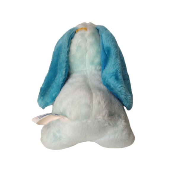 Acme 1983 Bassett Hound Dog Stuffed Animal Plush 8in Blue Vintage Derpy Hanging - Picture 4 of 5